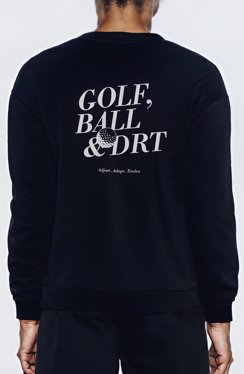 D.RT Golf Baller Cotton Crewneck Sweatshirt, Alternate, color, Navy Blue