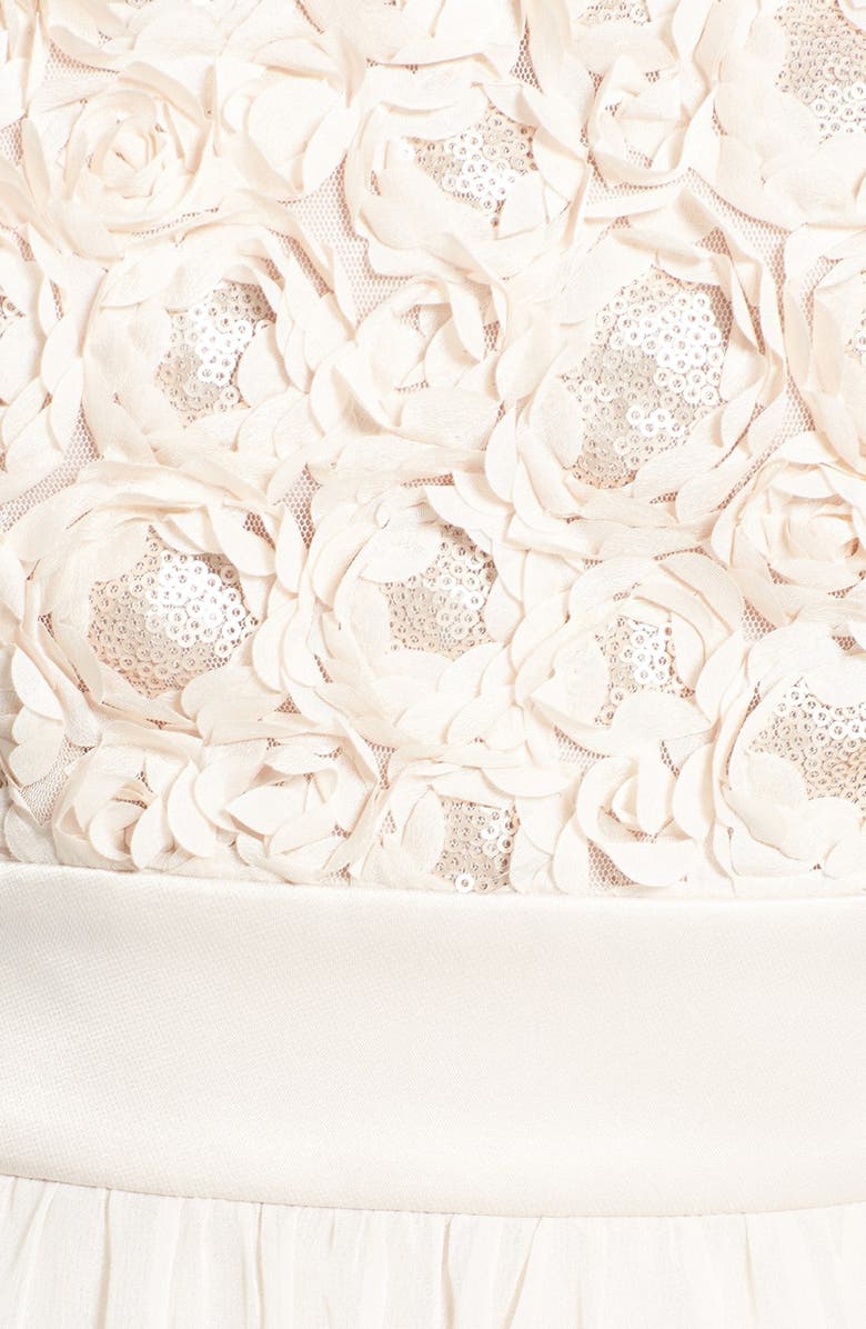 a. drea Rosette Bodice Skater Dress, Alternate, color, 