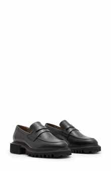 AllSaints Lola Lug Sole Penny Loafer