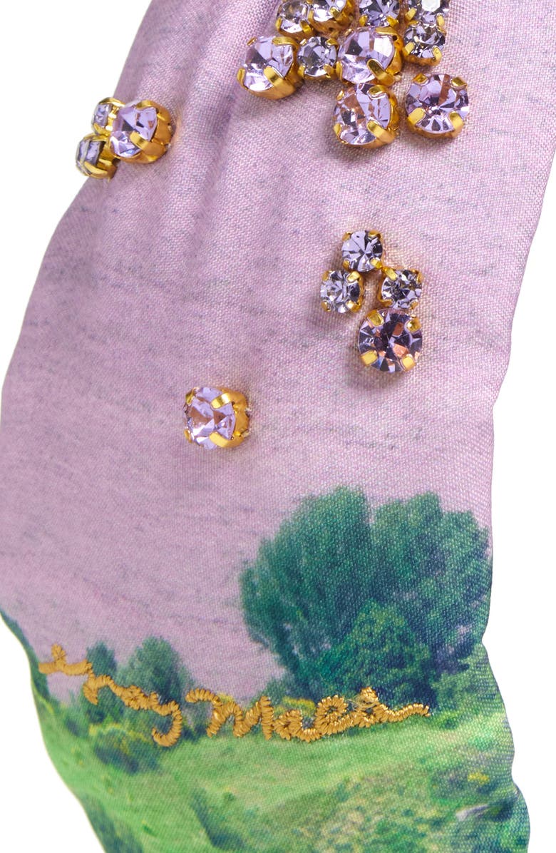 Lele Sadoughi x Gray Malin Provence Knotted Headband, Alternate, color, Provence