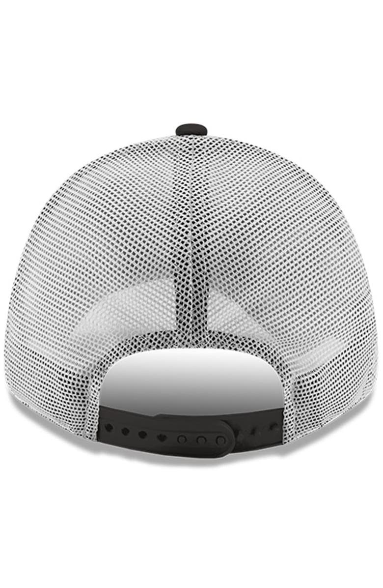 New Era Men's New Era  Black/White Austin Dillon Bass Pro Shops 9FORTY Trucker Adjustable Hat, Alternate, color, Black