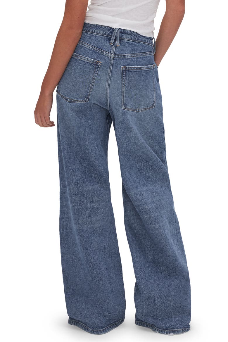 Good Ease High Waist Wide Leg Jeans, Alternate, color, INDIGO575