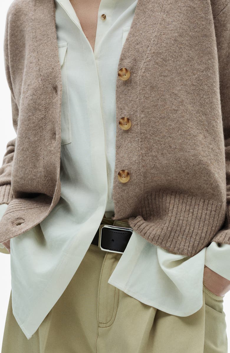 MANGO Marina V-Neck Cardigan, Alternate, color, 