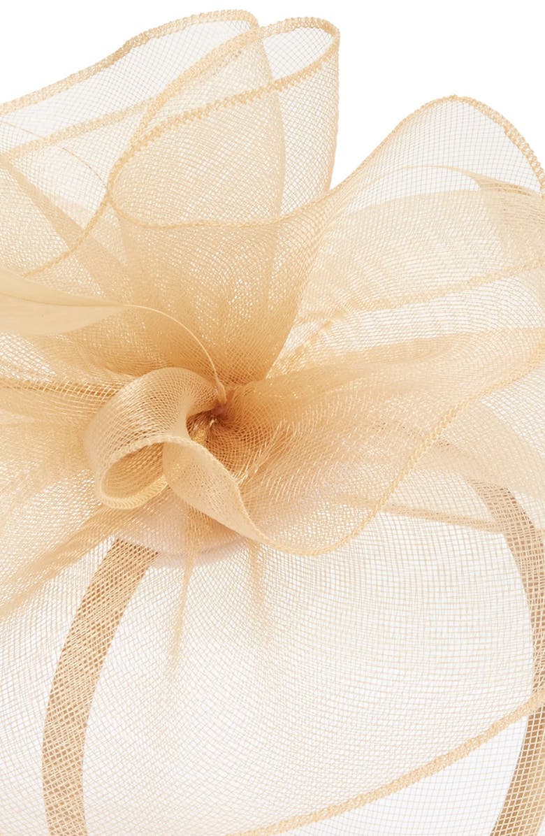 August Hat Feathered Fascinator Headband, Alternate, color,