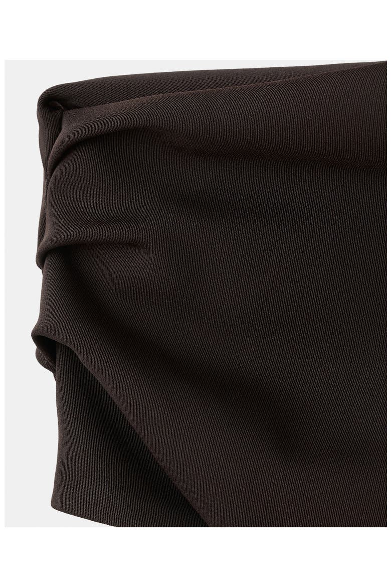 One-Shoulder Minidress, Alternate, color, BROWN