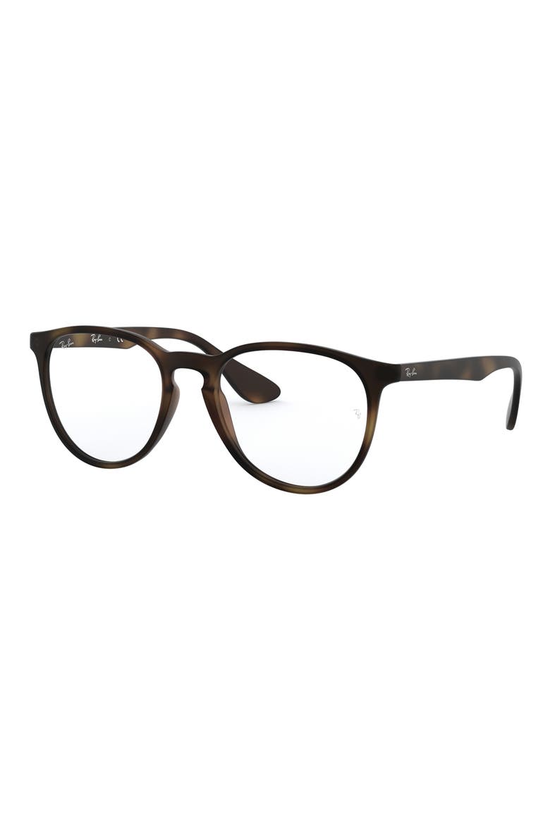 Unisex Erika 51mm Keyhole Optical Glasses, Alternate, color, RUBBER DARK HAVANA