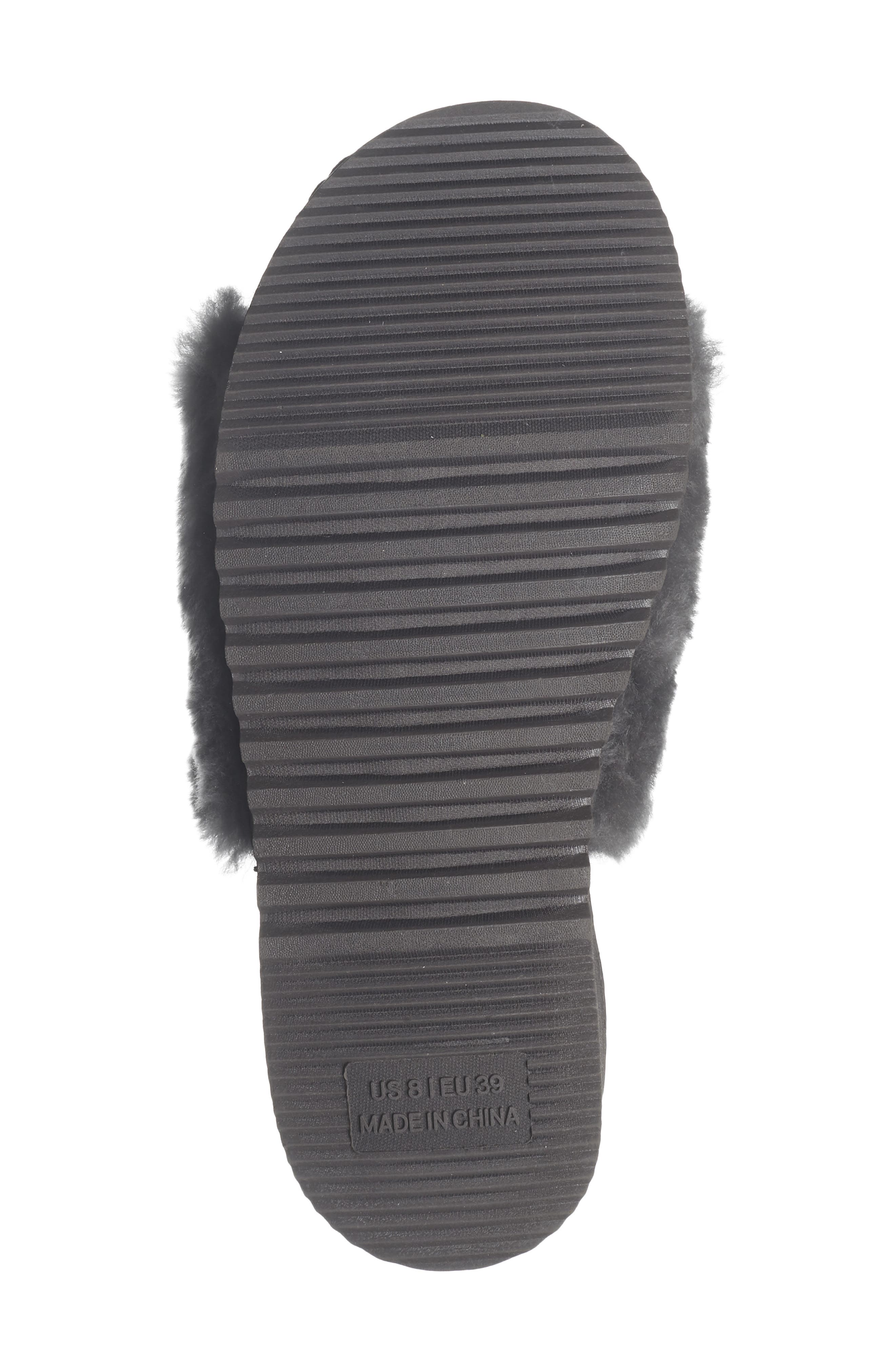 EZ Feet Genuine Shearling Slipper, Alternate, color, 