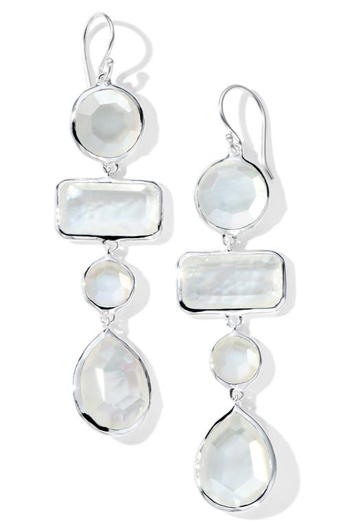 Ippolita Rock Candy® Large Mixed-cut 4-tier Earrings In Silver