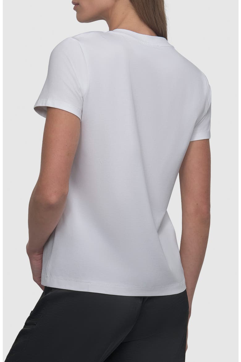 Met Stairs Coversational Graphic T-Shirt, Alternate, color, WHITE