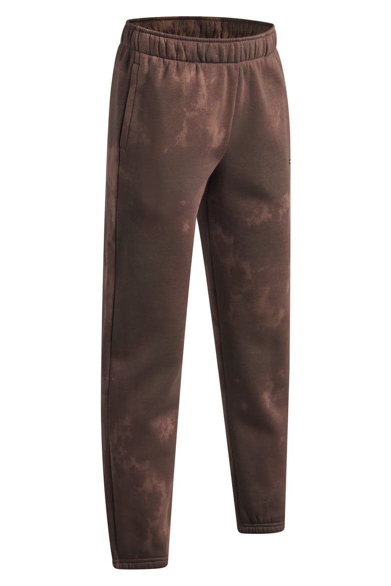 Kids' Icon Fleece Washed Joggers, Alternate, color, PEPPERCORN