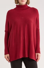 Joseph A Oversize Boxy Turtleneck Sweater