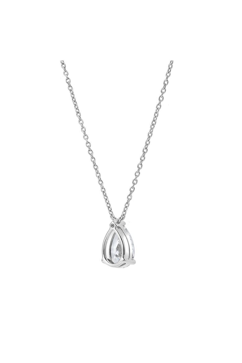 Pear Perfection 14K Gold Lab Grown Diamond Necklace - 1.50 ct, Alternate, color, 14K White Gold