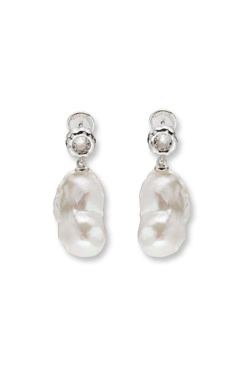 Skyler Freshwater Baroque Pearl Drop Earrings