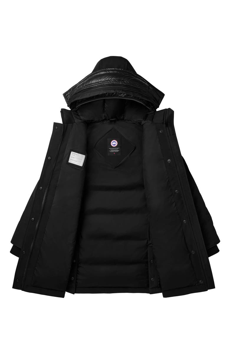 Canada Goose Kids' Juniper 625-Fill Power Down Water Repellent Parka, Alternate, color, Black - Noir