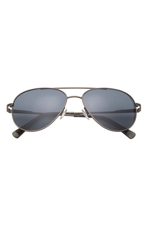 57mm Polarized Aviator Sunglasses