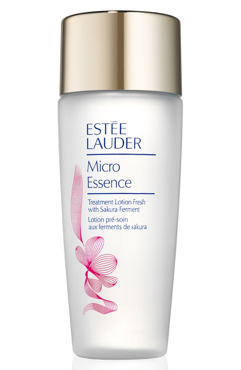 Estée Lauder Travel-size Micro Essence Treatment Lotion Toner Fresh with Sakura Ferment, Main, color, 