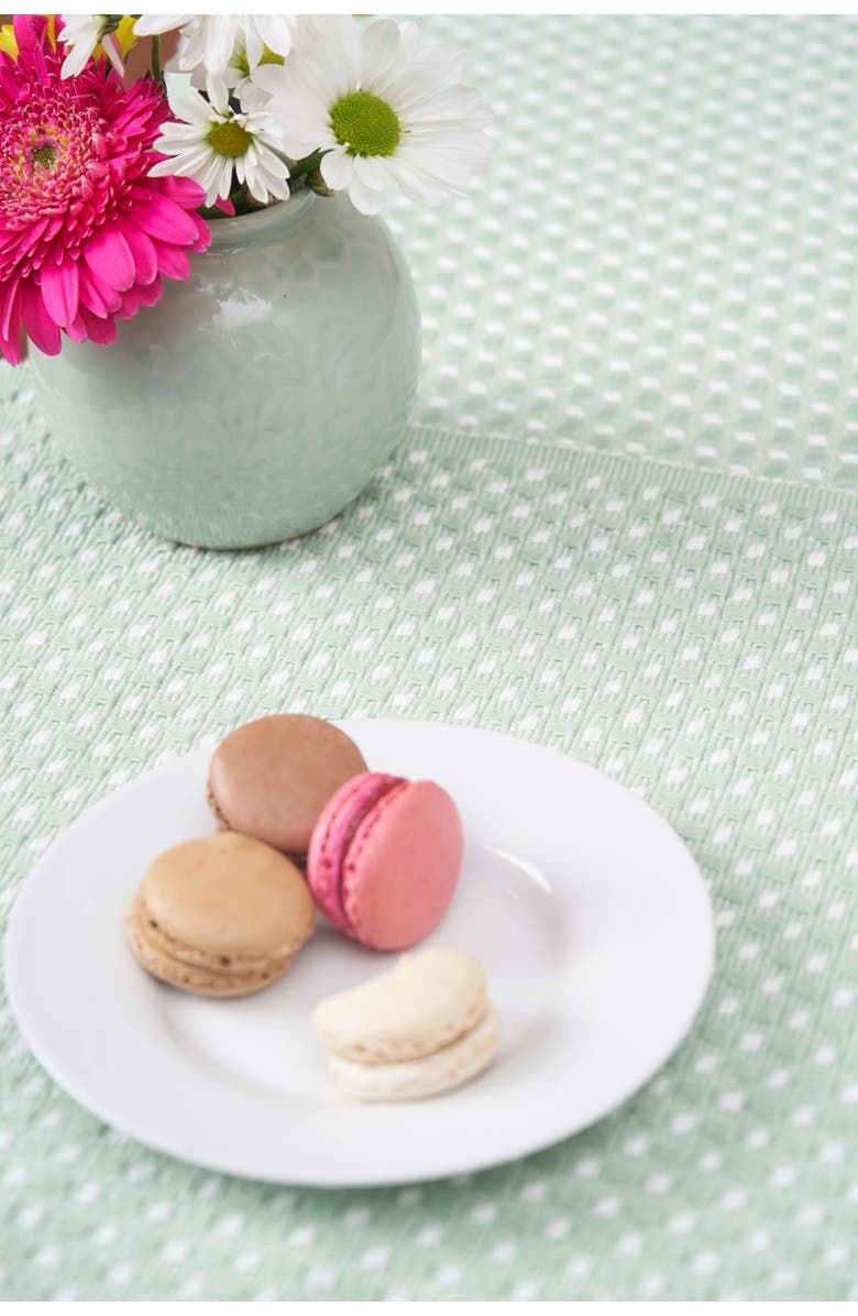 carol & frank Bahar Machine Wash Table Runner 14 x 72", Alternate, color, Green