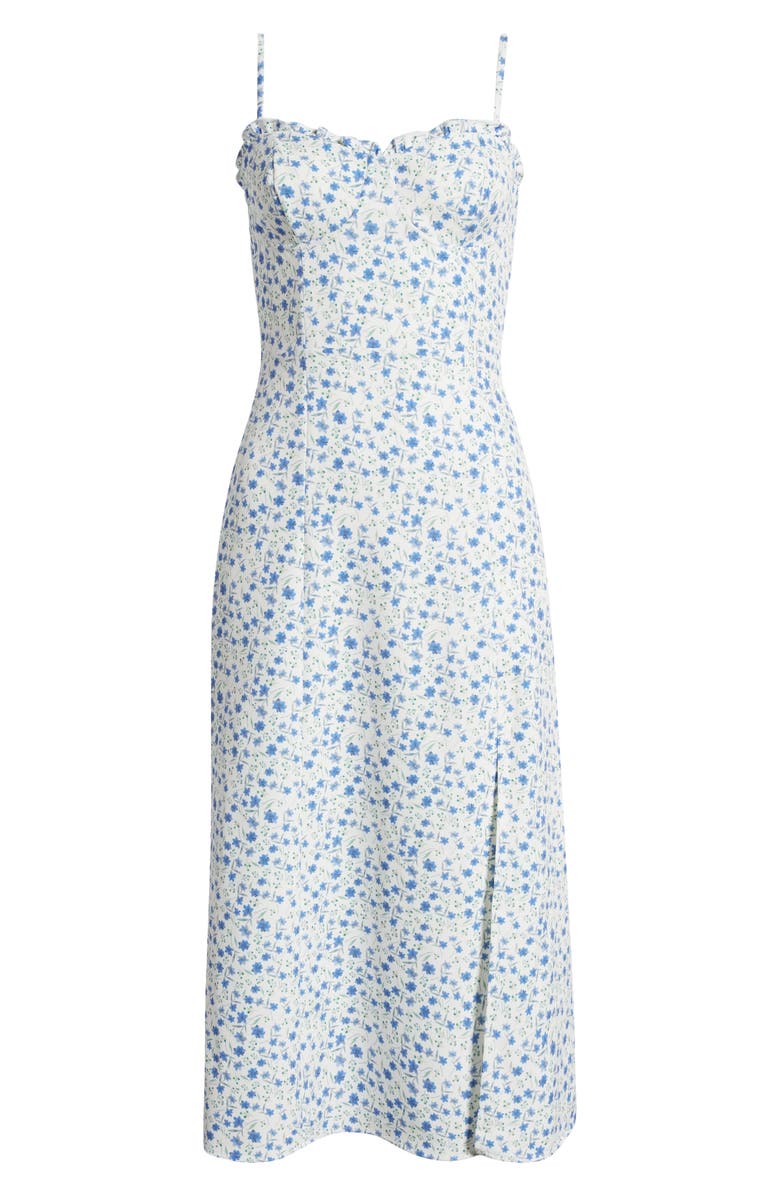 French Connection Camille Echo Floral Midi Sundress, Alternate, color,