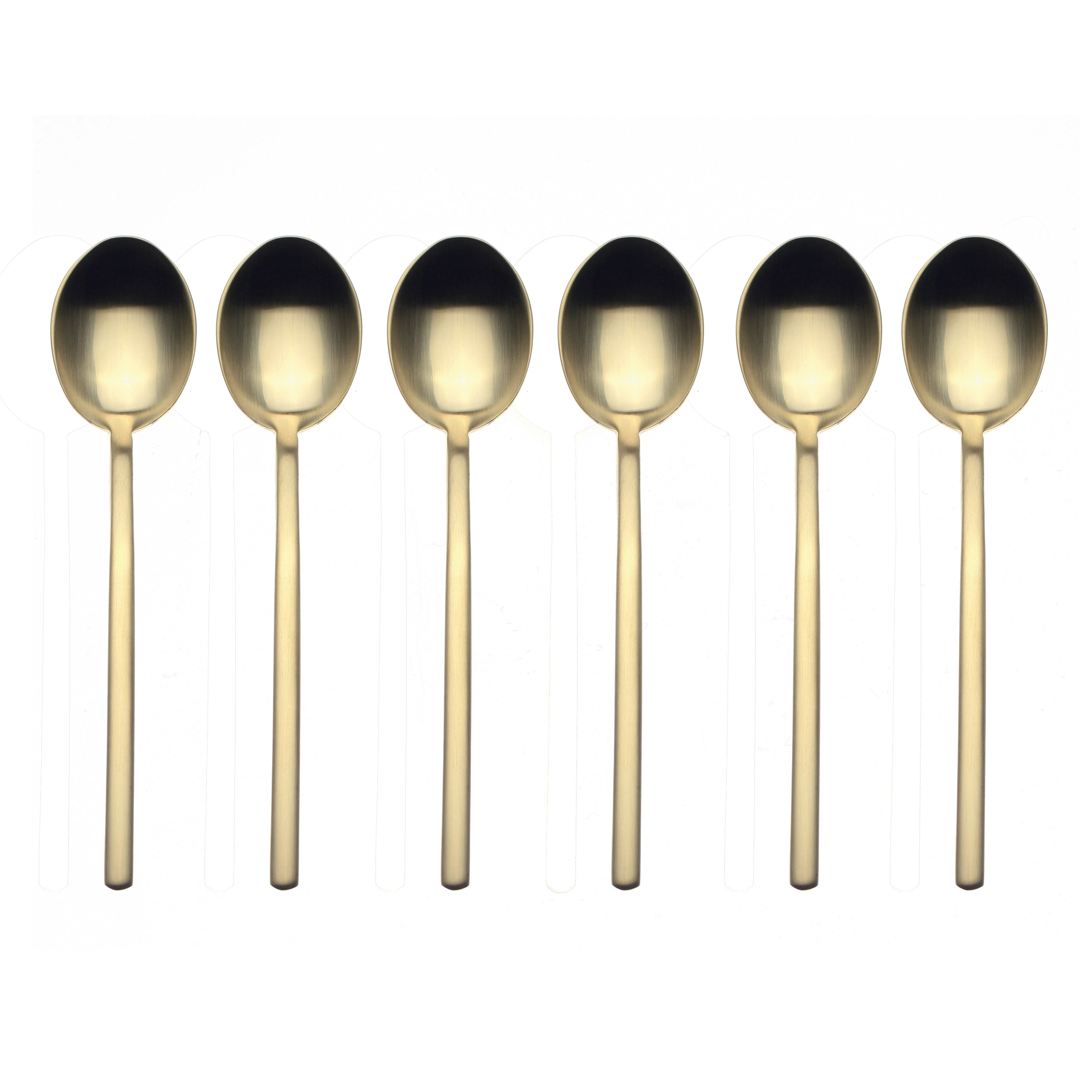 Mepra Due Coffee Spoon Set In Gold