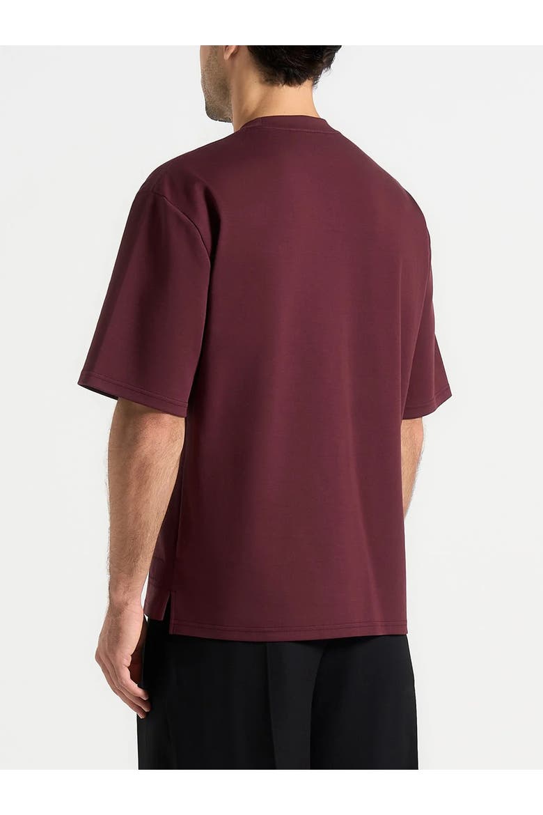 Relaxed Fit Cotton T-Shirt, Alternate, color, Wine Red