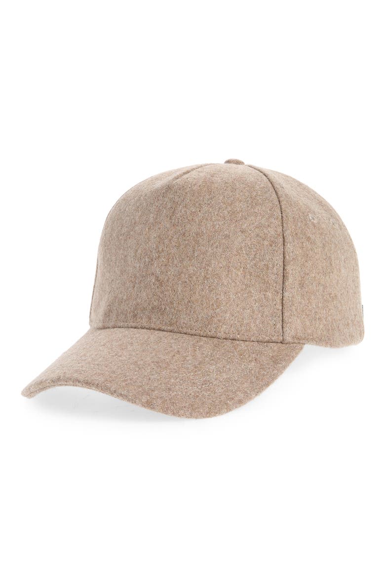 Jacobbs Wool Blend Baseball Cap, Main, color, CAMEL