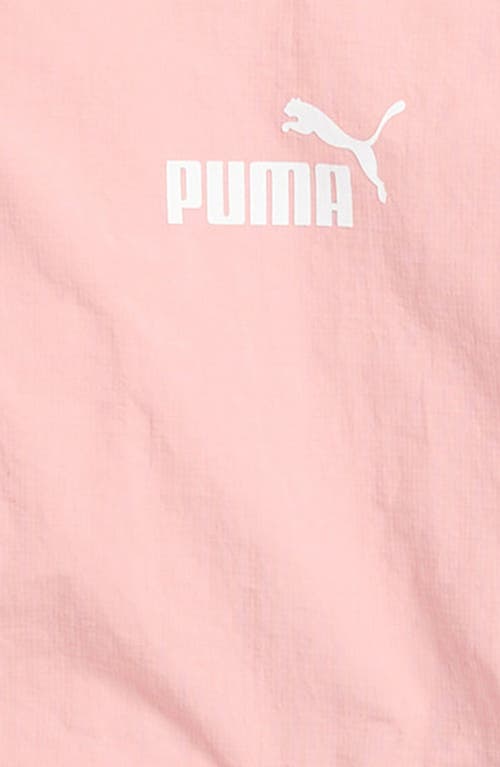 Puma Kids' Essential Basics Ripstop Jacket In Pink/brown