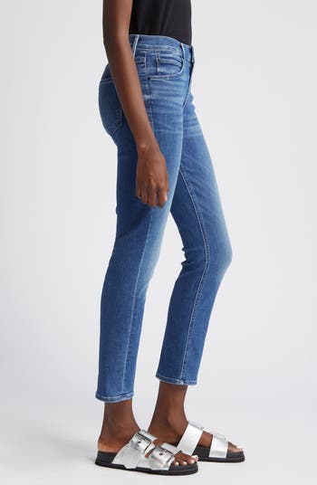 The Dazzler Mid Rise Ankle Straight Leg Jeans