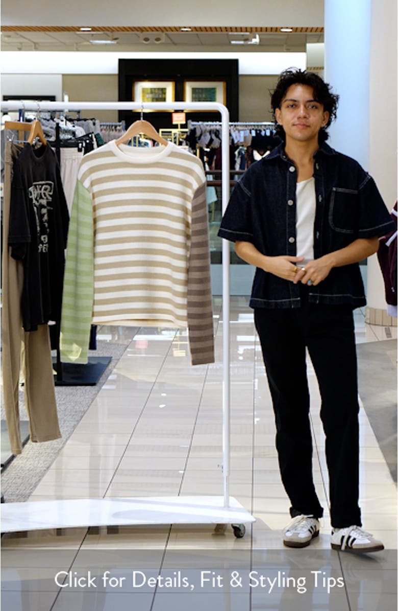 Mixed Stripe Sweater, sales video thumbnail