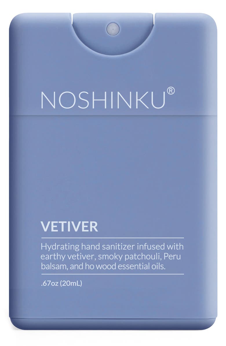 NOSHINKU Refillable Vetiver Hydrating Pocket Hand Sanitizer, Main, color, Vetiver-Patchouli