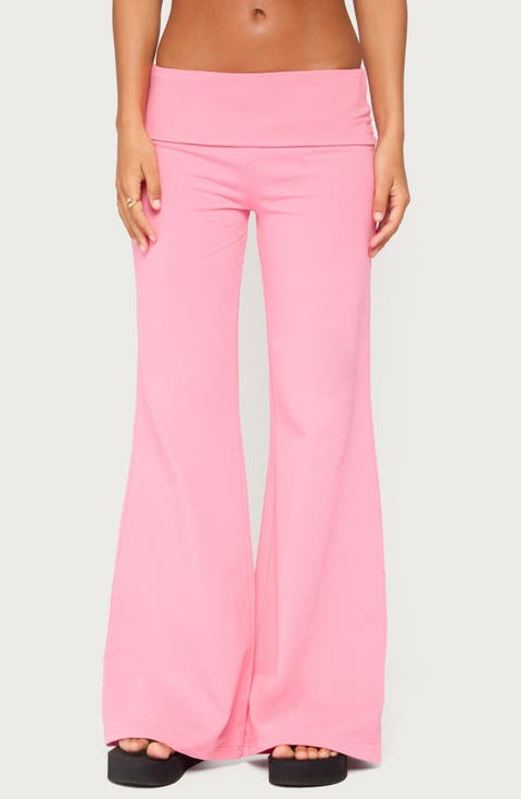 Foldover Wide Leg Pants