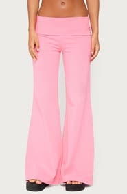EDIKTED Foldover Wide Leg Pants