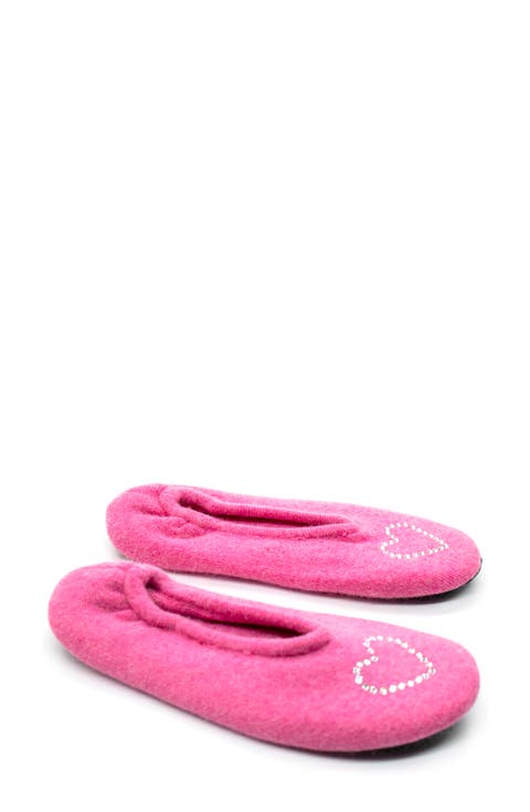 Rhinestone Heart Slipper (Women)