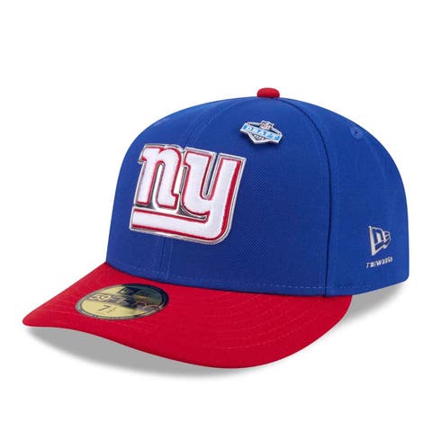 Men's New Era  Royal/Red New York Giants 2026 NFL Draft Pre-Curved 59FIFTY Fitted Hat