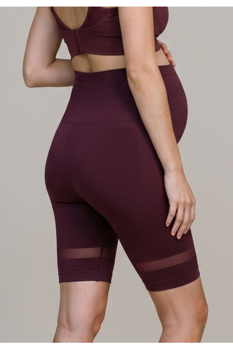 Sport and maternity bike short - Women's, Alternate, color, Plum