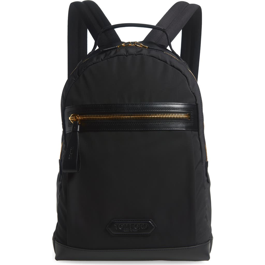 Tom Ford Recycled Nylon Backpack In 1n001 Black
