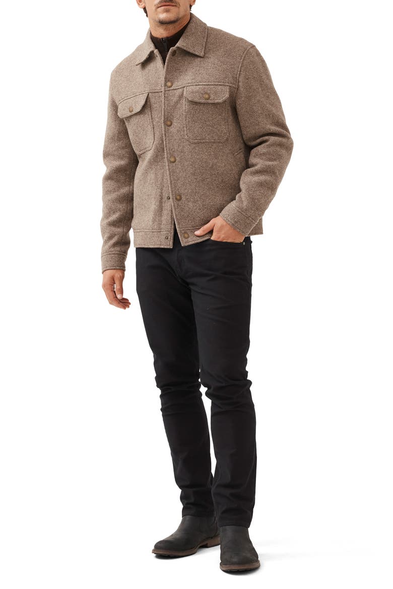 Brooklyn Wool Jacket, Alternate, color, FAWN