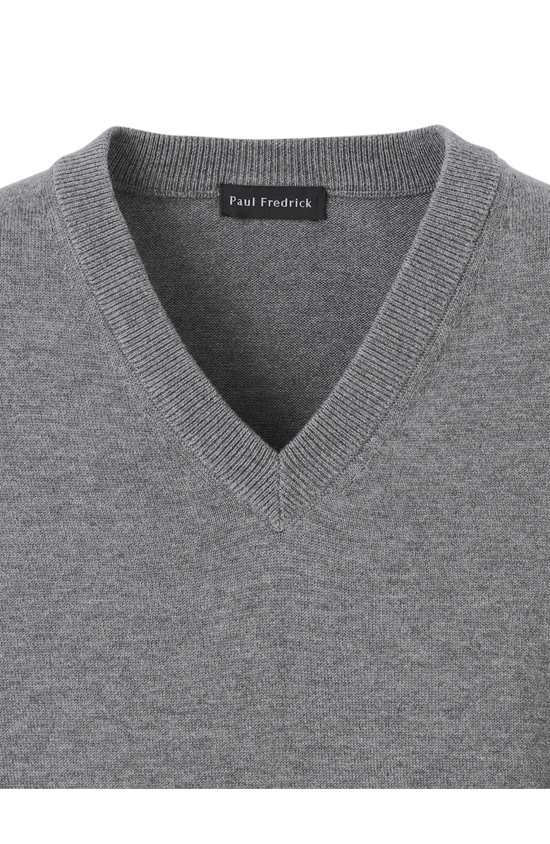 Paul Fredrick Supima Cotton Vest, Alternate, color, Medium Grey