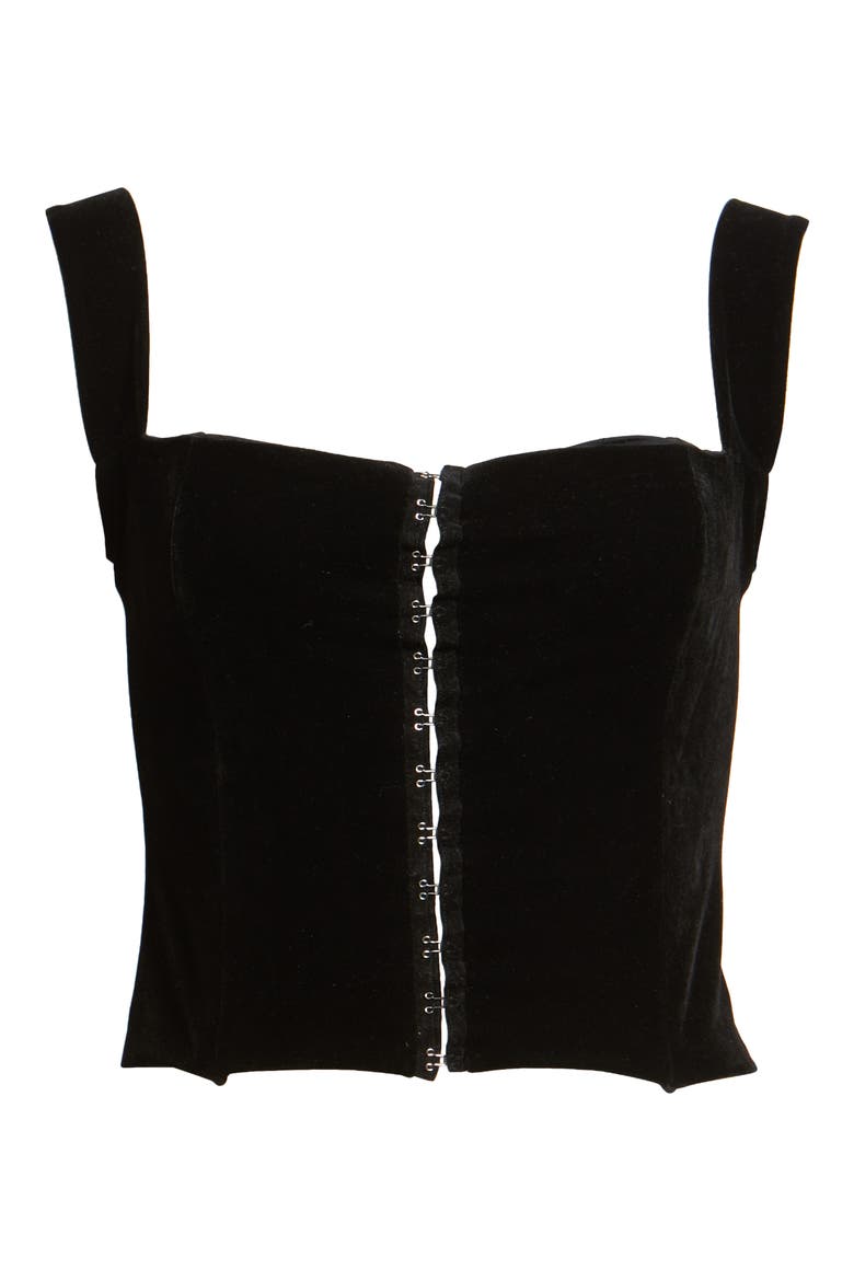 The Ambrose Corset Top, Alternate, color, BLACK