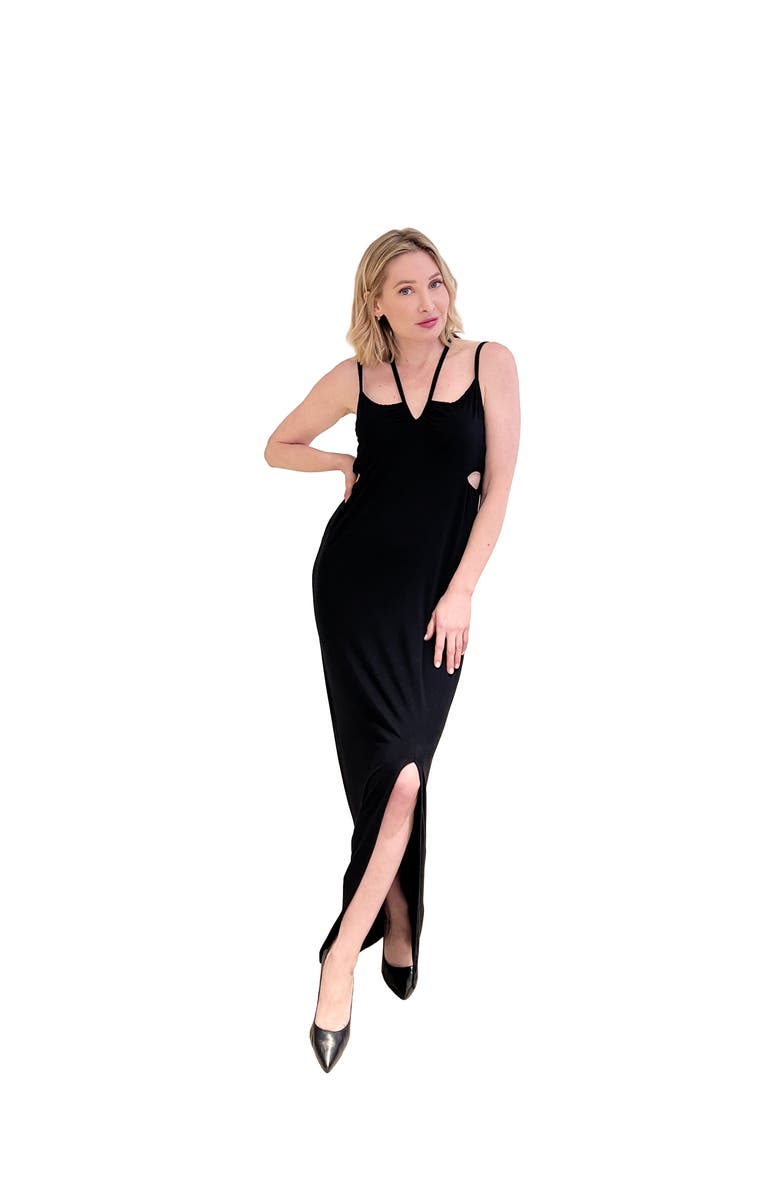 Emilia George Bella Dress, Main, color, Black