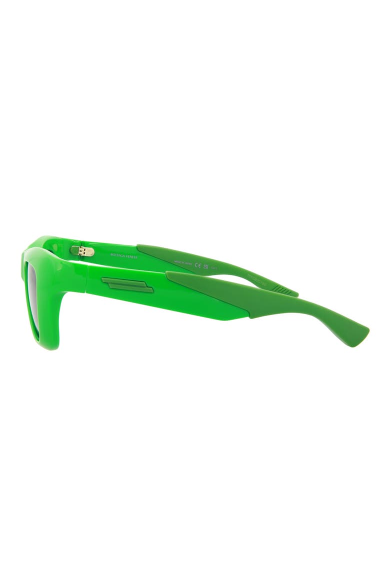 49mm Rectangular Sunglasses, Alternate, color, GREEN GREEN GREEN