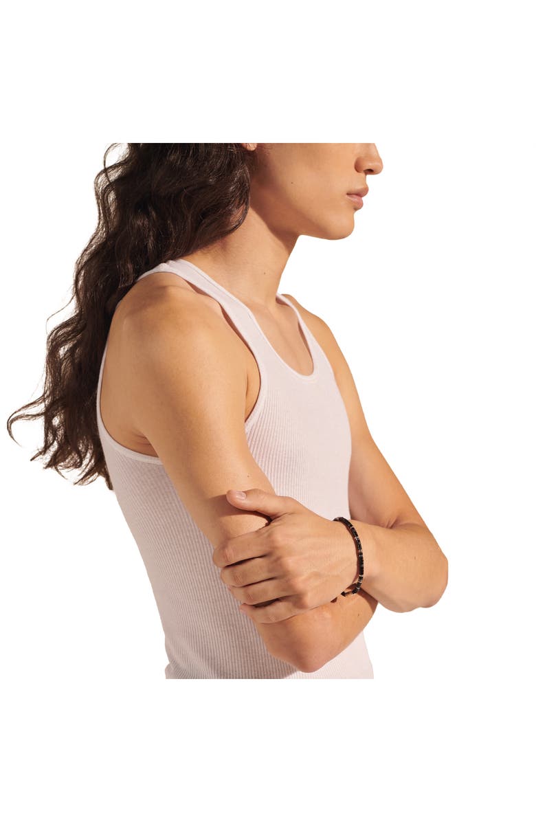 John Hardy Heishi Bracelet, Gemstones, Sterling Silver, Alternate, color, Silver/Black