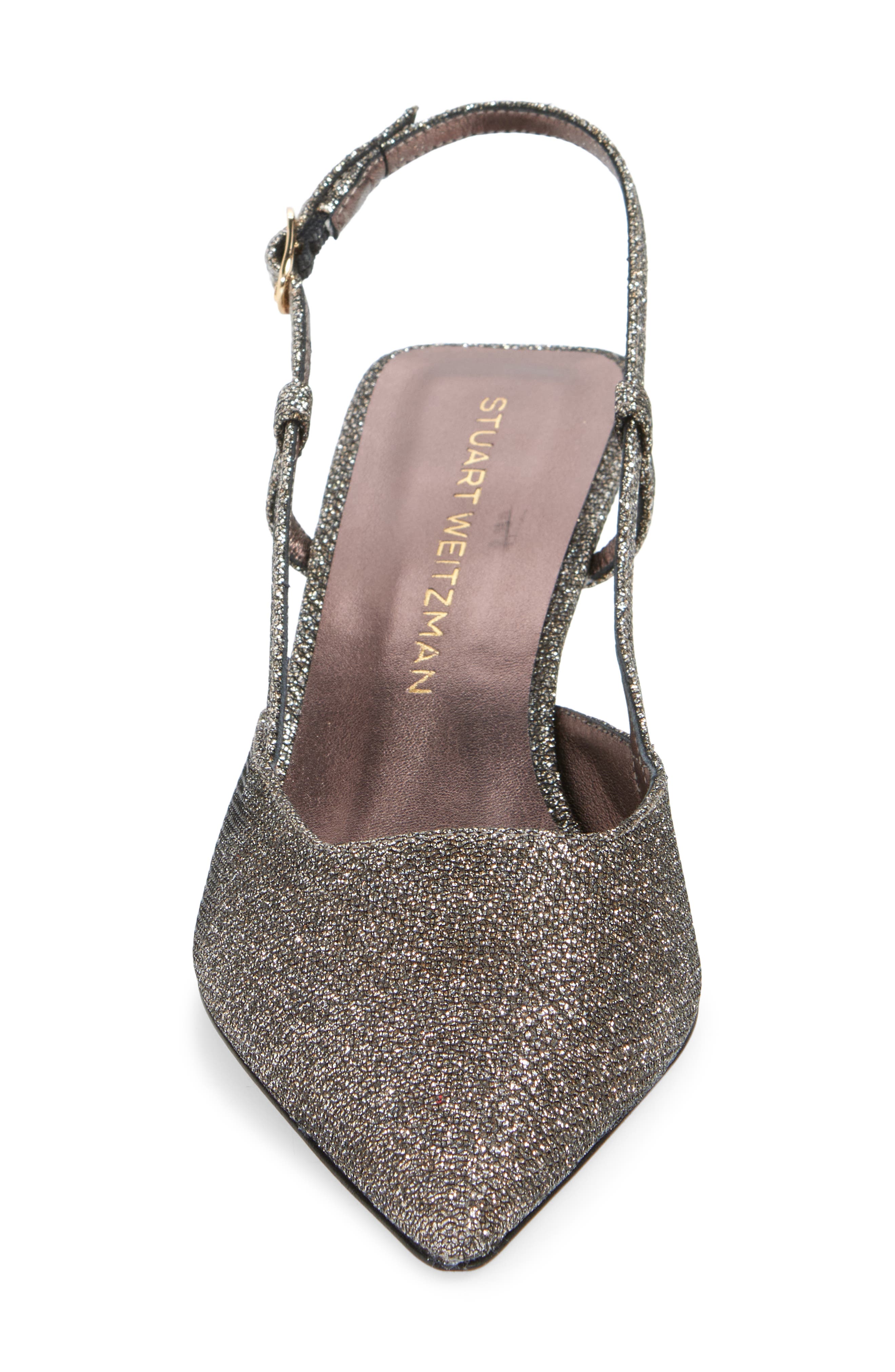 Stuart Weitzman Vinnie 50 Slingback Pump, Alternate, color, New Pyrite