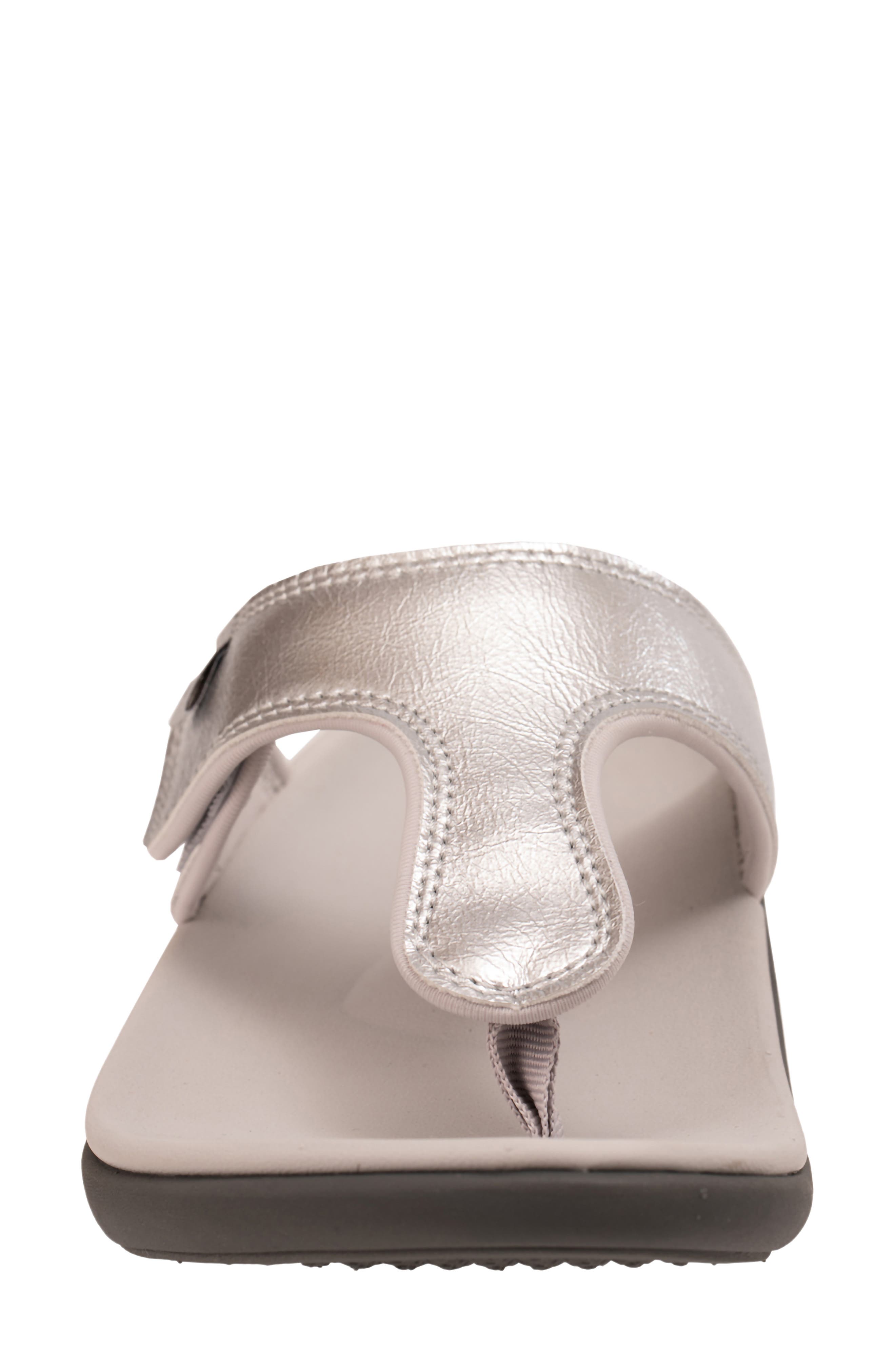 Coco Flip Flop, Alternate, color, SILVER