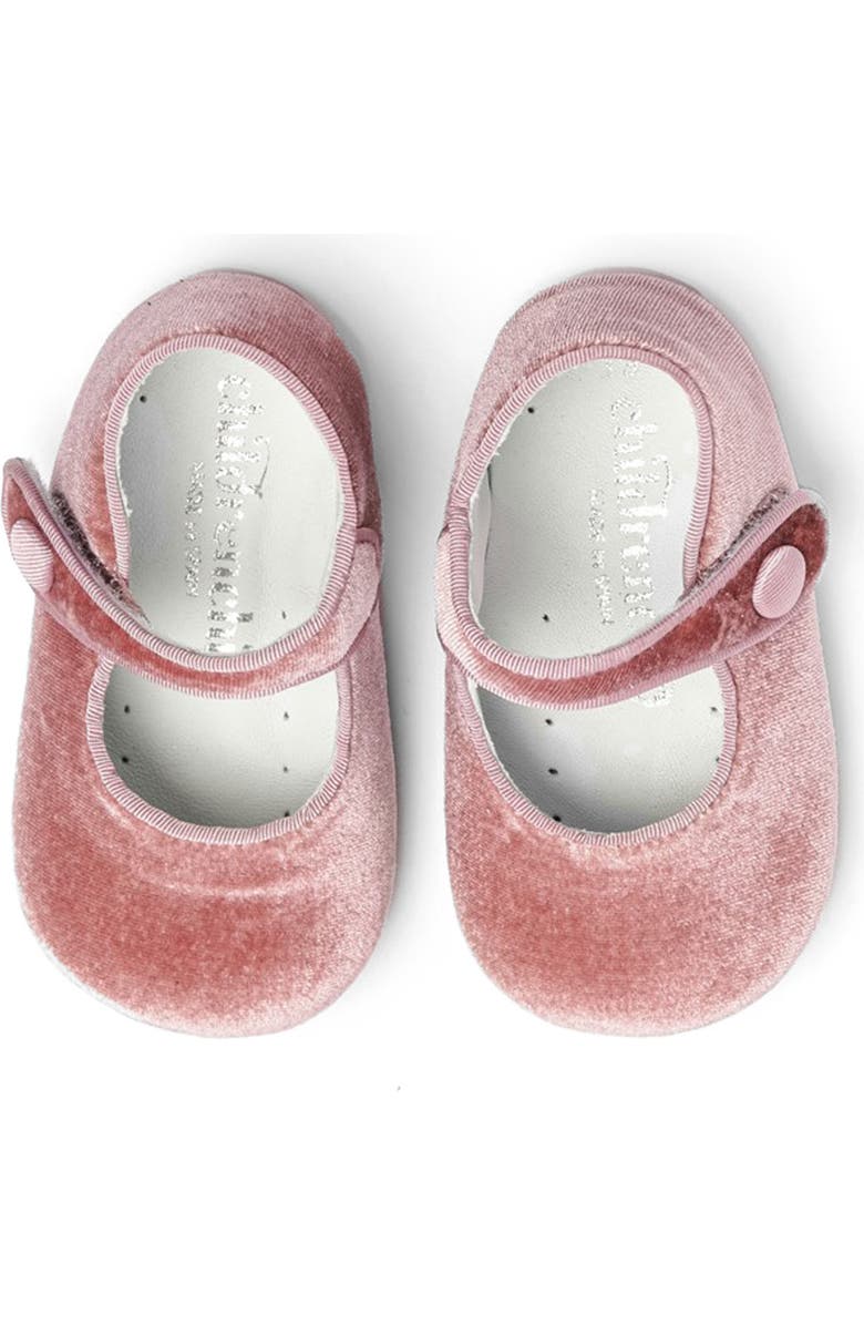 CHILDRENCHIC Kids' Velvet Mary Jane, Alternate, color, Rose