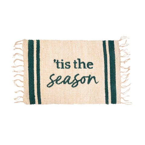 'tis the Season Jute Rug