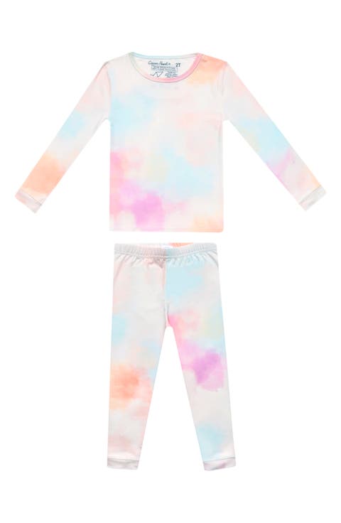 Nova Tie Dye Fitted Two-Piece Pajamas (Baby)