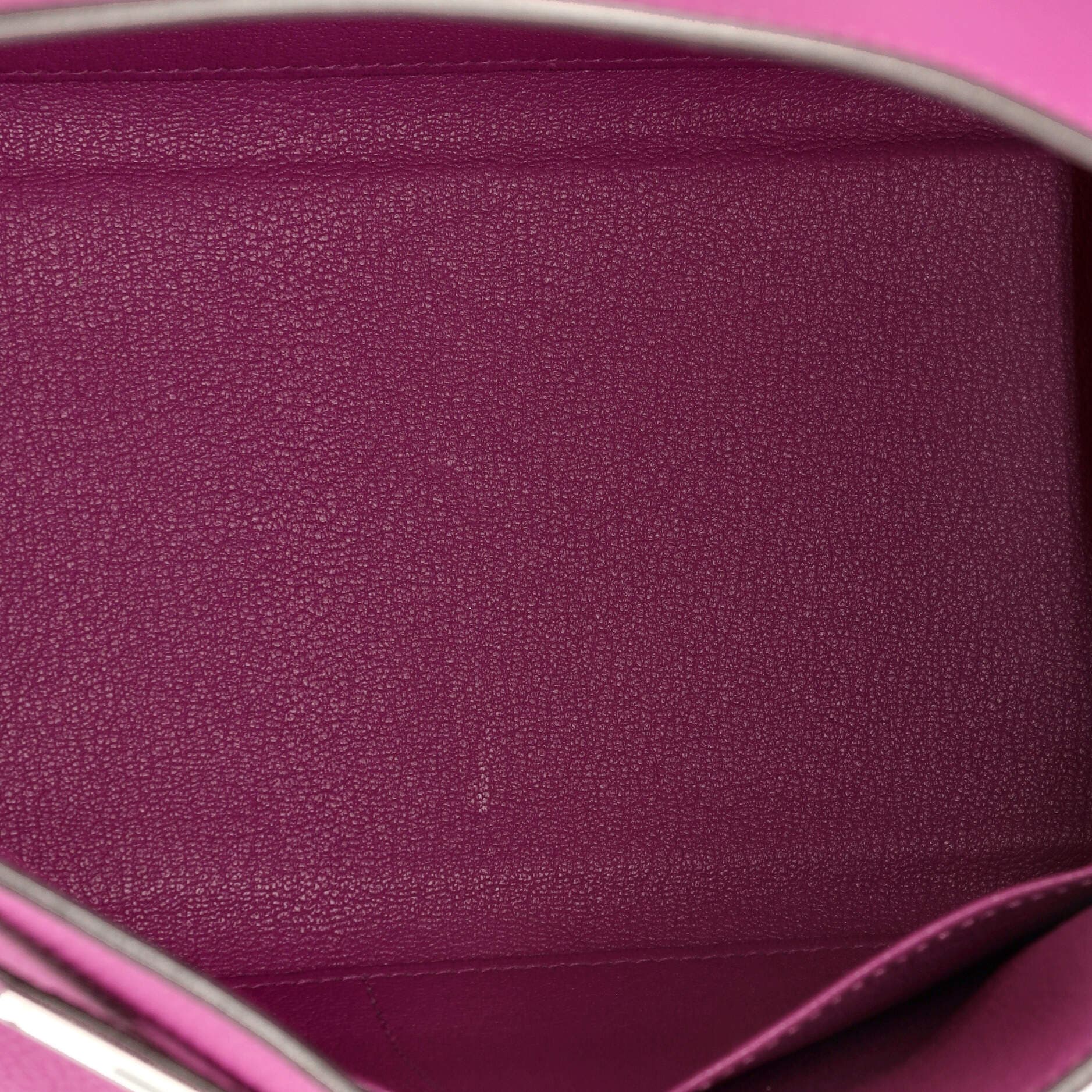 Pre-Owned Hermes Kelly Handbag Pink Togo with Palladium Hardware 28, Alternate, color, 