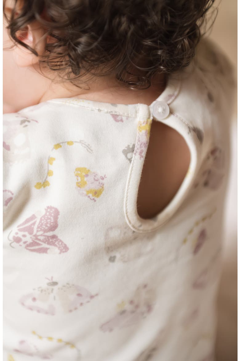 Print Long Sleeve Organic Cotton Bodysuit, Alternate, color, DAYDREAMER