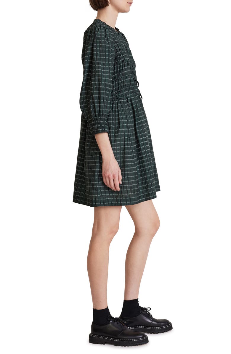 Apiece Apart Aldea Smocked Organic Cotton Babydoll Dress, Alternate, color, 