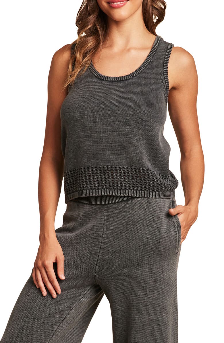 Barefoot Dreams<sup>®</sup> Sun Bleached Mesh Tank, Main, color, 